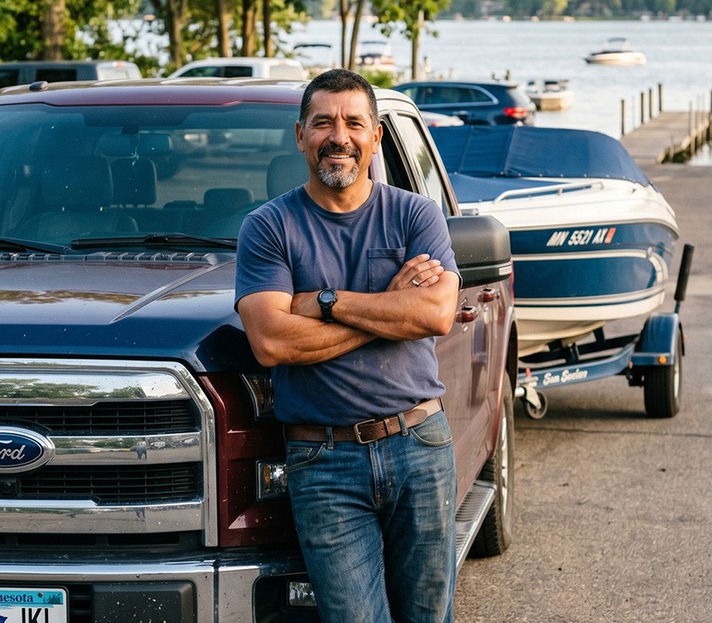 Truckin Towin Tailgatin Dad
